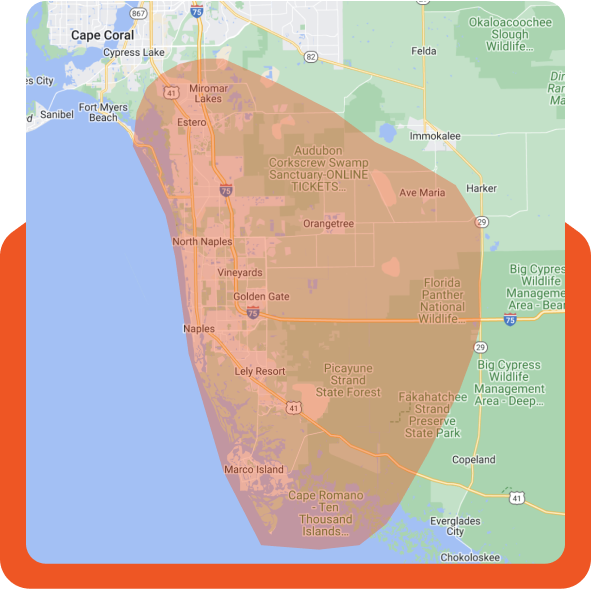 service area map